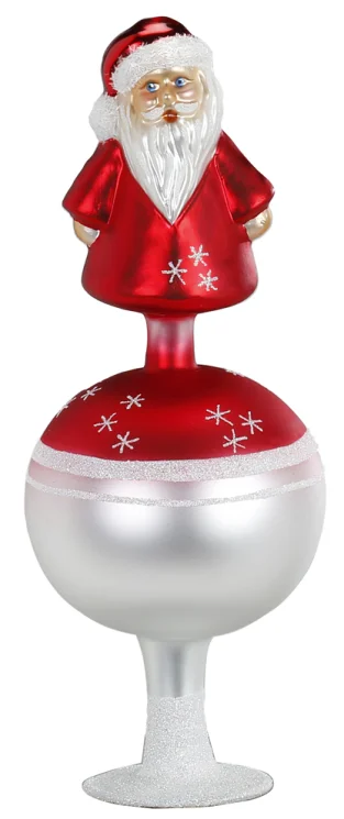 Nic Top, White matte Tree Topper by Inge Glas of Germany