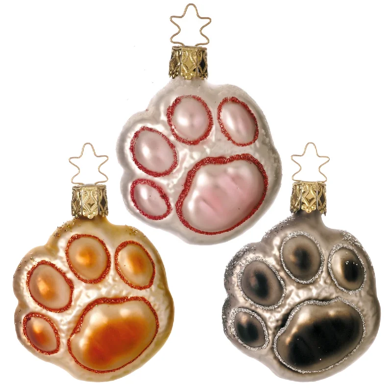 Paw Print Ornament by Inge Glas of Germany