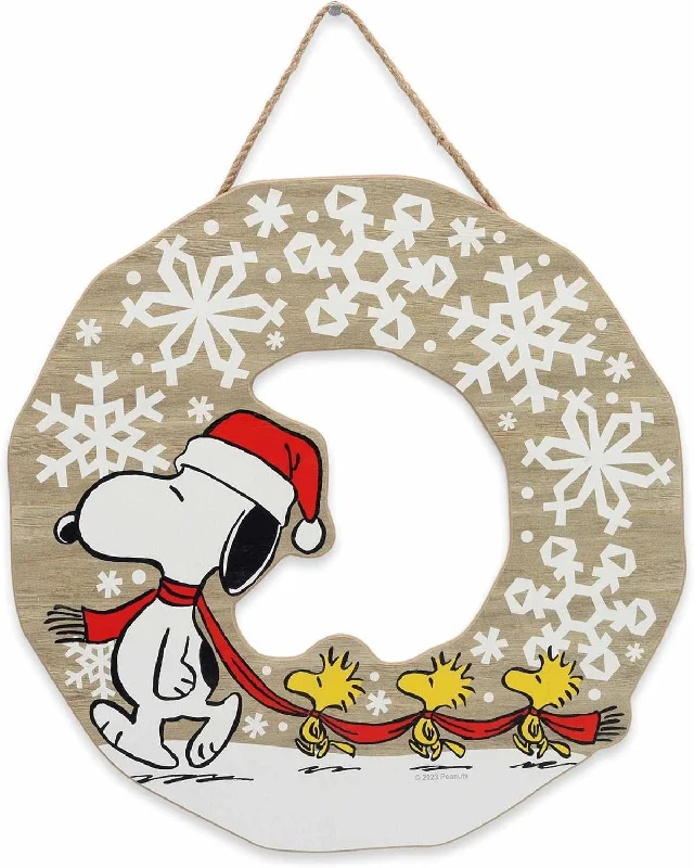 Peanuts® Snoopy Snowflake Wreath Hanging Decoration