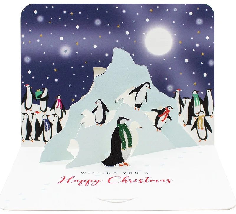 Penguin pop-up card - pack of 5