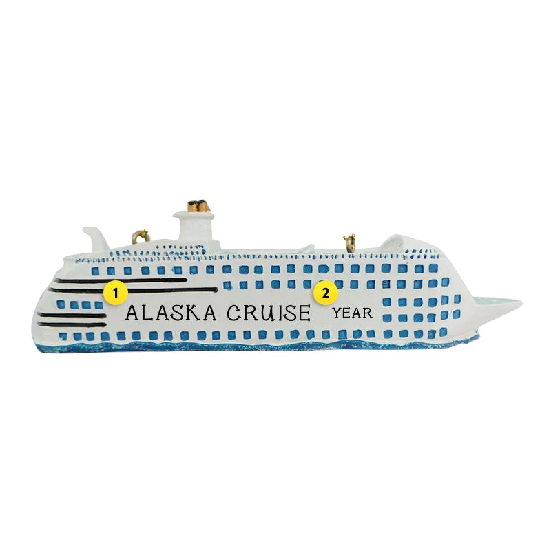 Personalized Cruise Ship Ornament