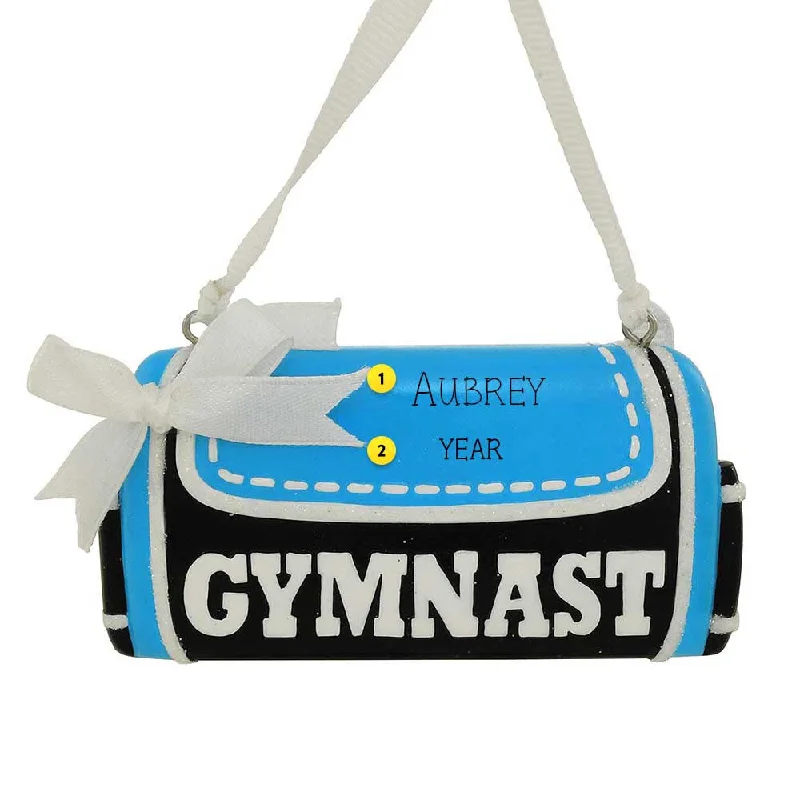 Personalized Gymnast Bag Ornament