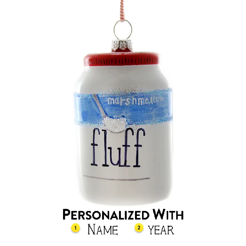 Personalized Marshmallow Fluff Ornament