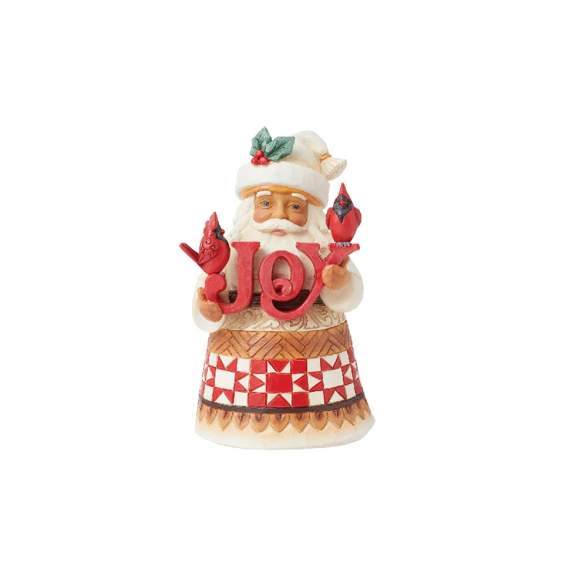 Pint Santa with JOY Sign Fig