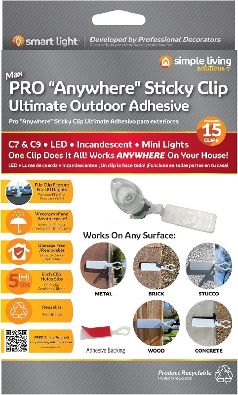 Pro "Anywhere" Sticky Clip Ultimate Outdoor Adhesive