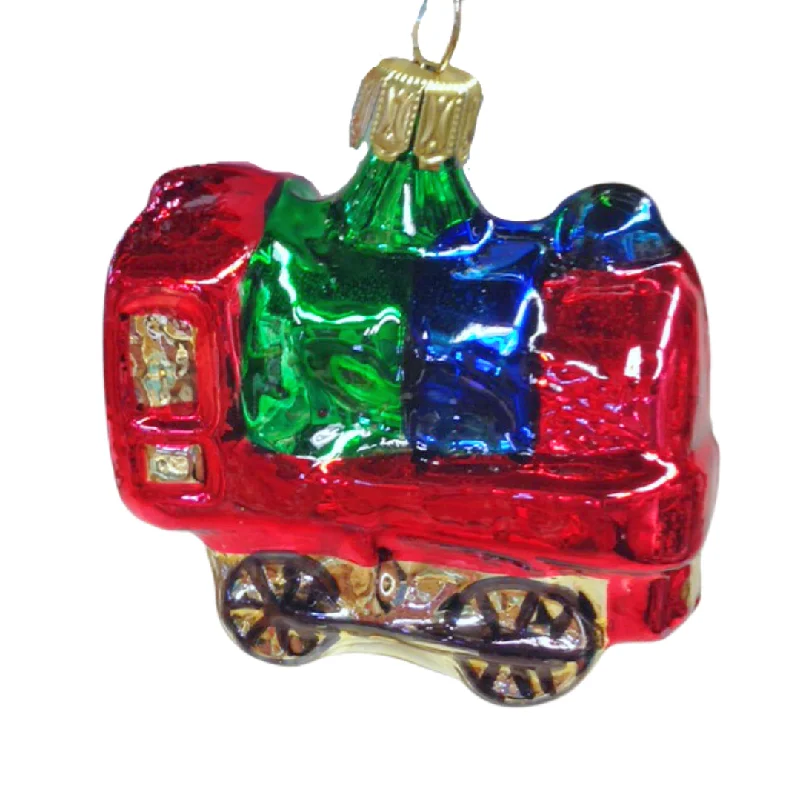 Train Engine Ornament by Glas Bartholmes