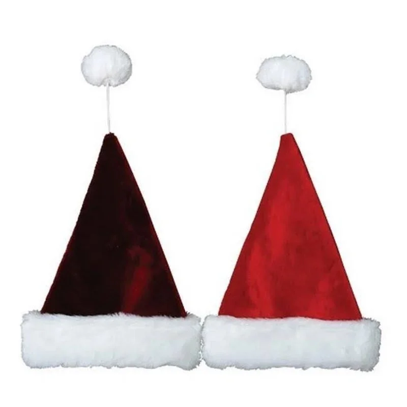 Santa's Best Velvet Touch Santa Hat