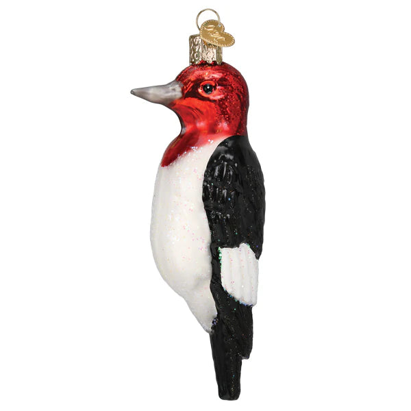 Red-Headed Woodpecker Ornament - Old World Christmas