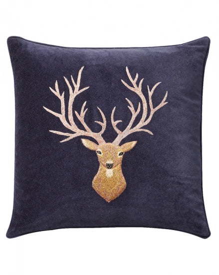 Reindeer Blue Cushion by Chhatwal & Jonsson