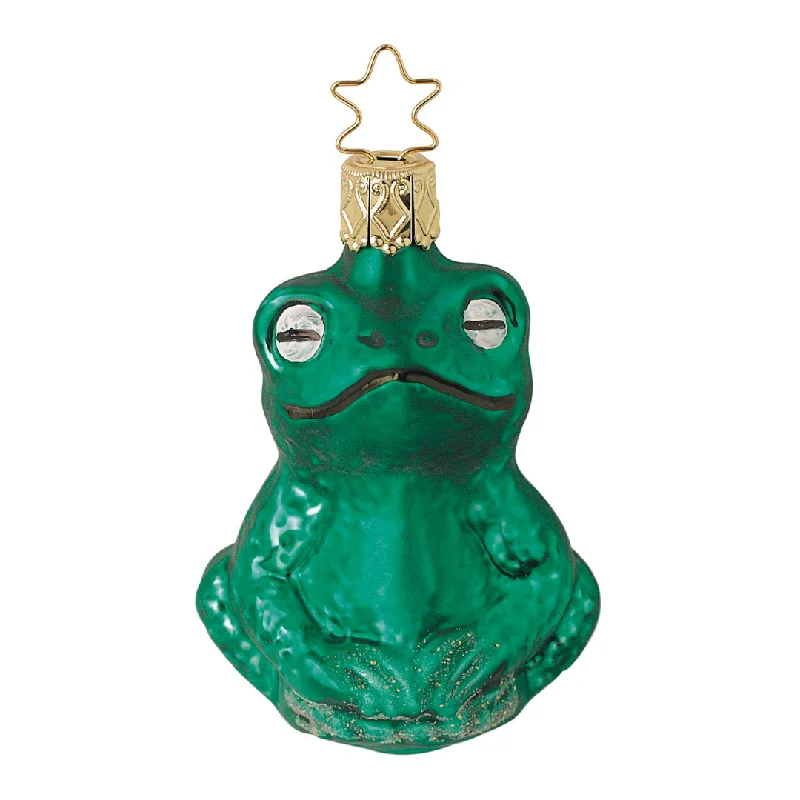 Ribbit Frog Ornament by Inge Glas of Germany