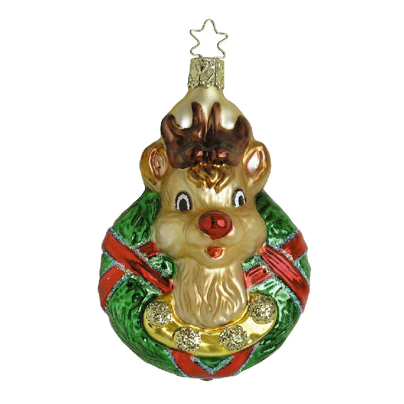 Rudolph's Folly Ornament by Inge Glas of Germany