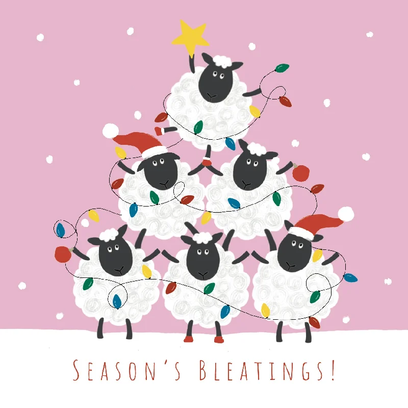 Season's bleatings, pack of 10 cards