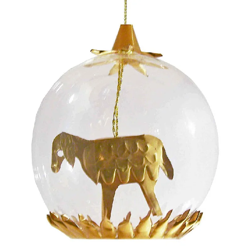 Sheep Foil Ornament, 6cm, gold by Resl Lenz