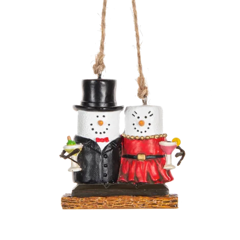 S'mores Couple Date Night Ornament