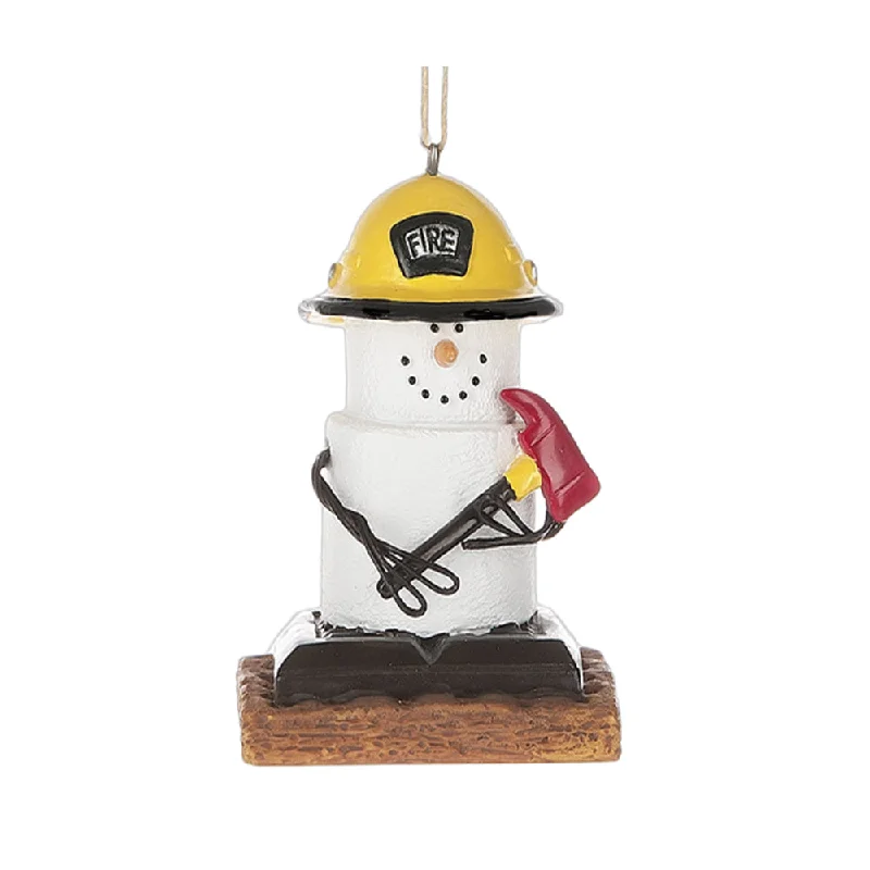 S'mores Fireman Ornament