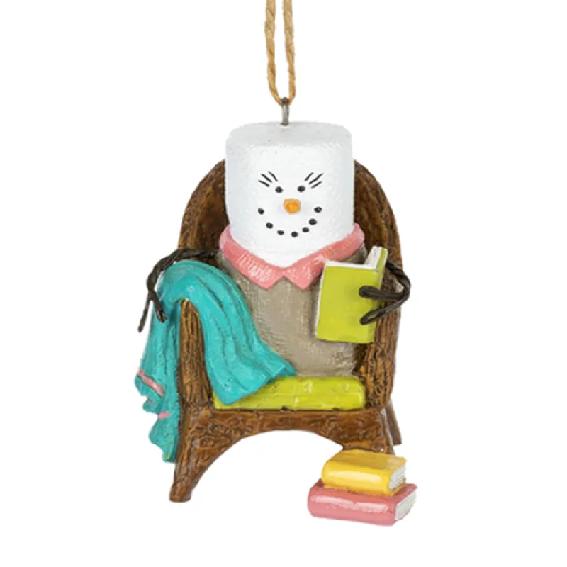 S'mores Reading Ornament