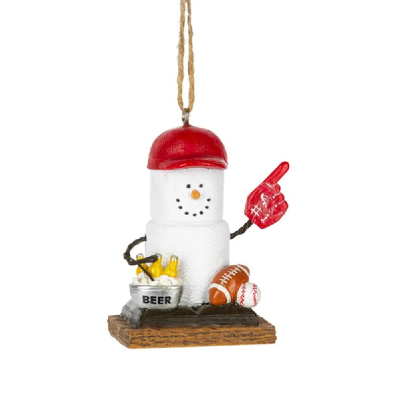 S'mores Sports Fan Ornament