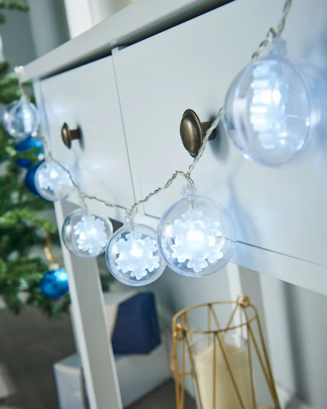 Snowflake Bauble LED Light String