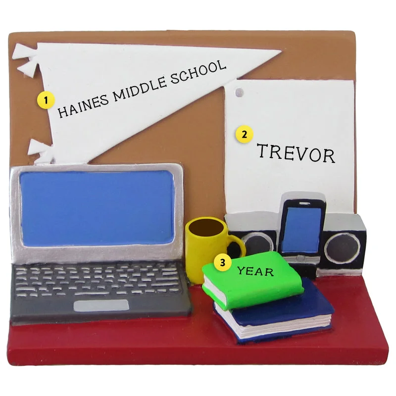 Personalized Student Desk Ornament