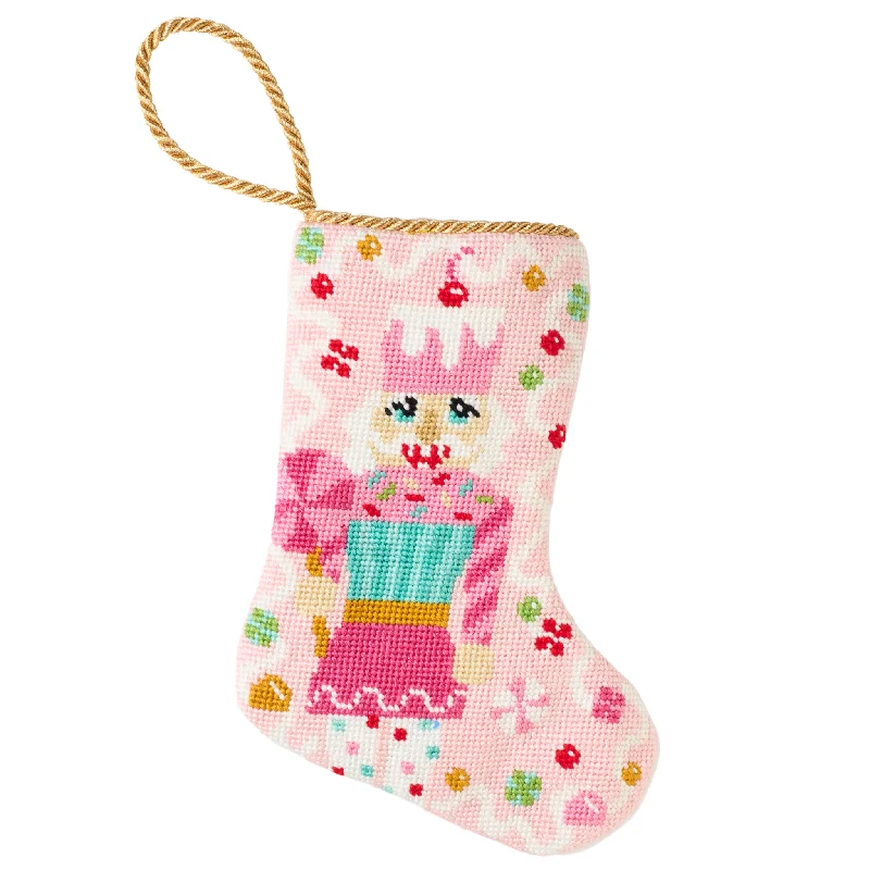 Sugary Sweet Nutcracker in Pink Bauble Stocking