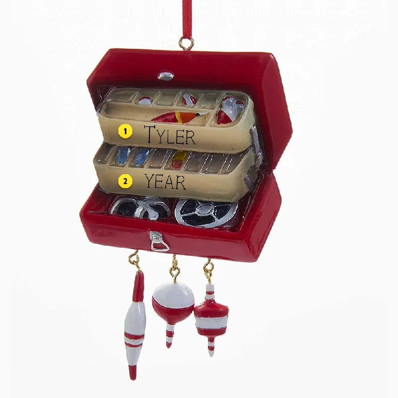 Personalized Tackle Box Ornament