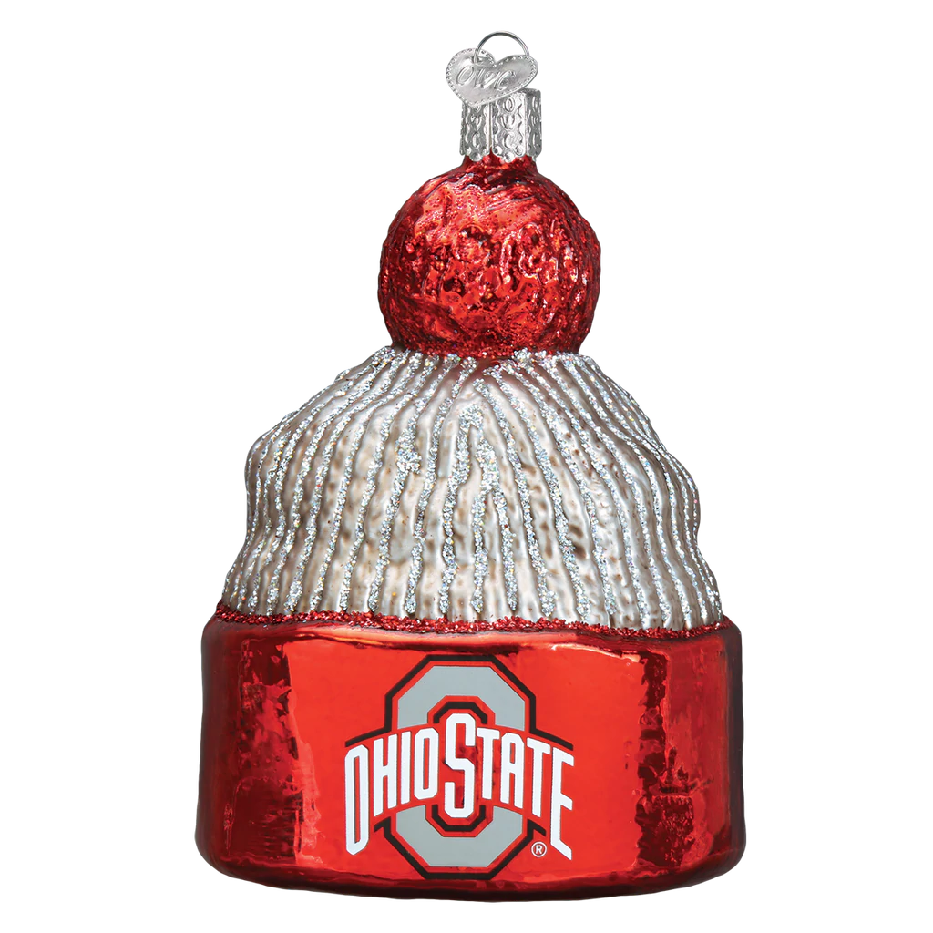 The Ohio State Beanie Ornament - Old World Christmas