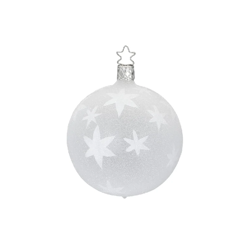 Transparent Stars Ball, small by Inge Glas of Germany