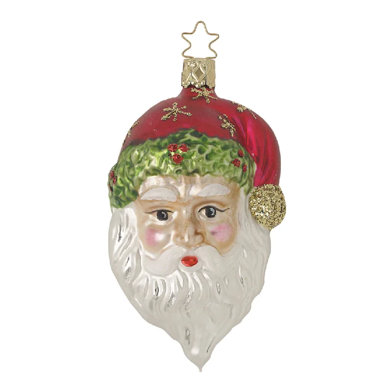 Very Special Santa Ornament by Inge Glas of Germany