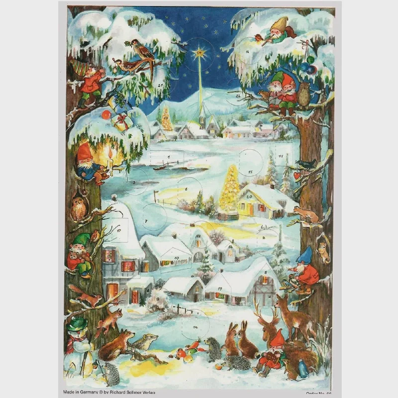 Village Gnomes Advent Calendar by Richard Sellmer Verlag