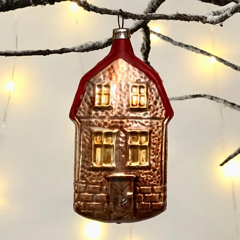 Vintage Gingerbread House Decoration