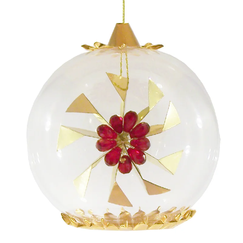 Pinwheel Foil Ornament by Resl Lenz